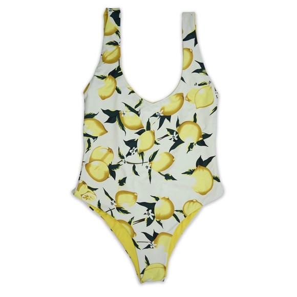 Style Link Miami Other - Lemon Print One Piece Swimsuit